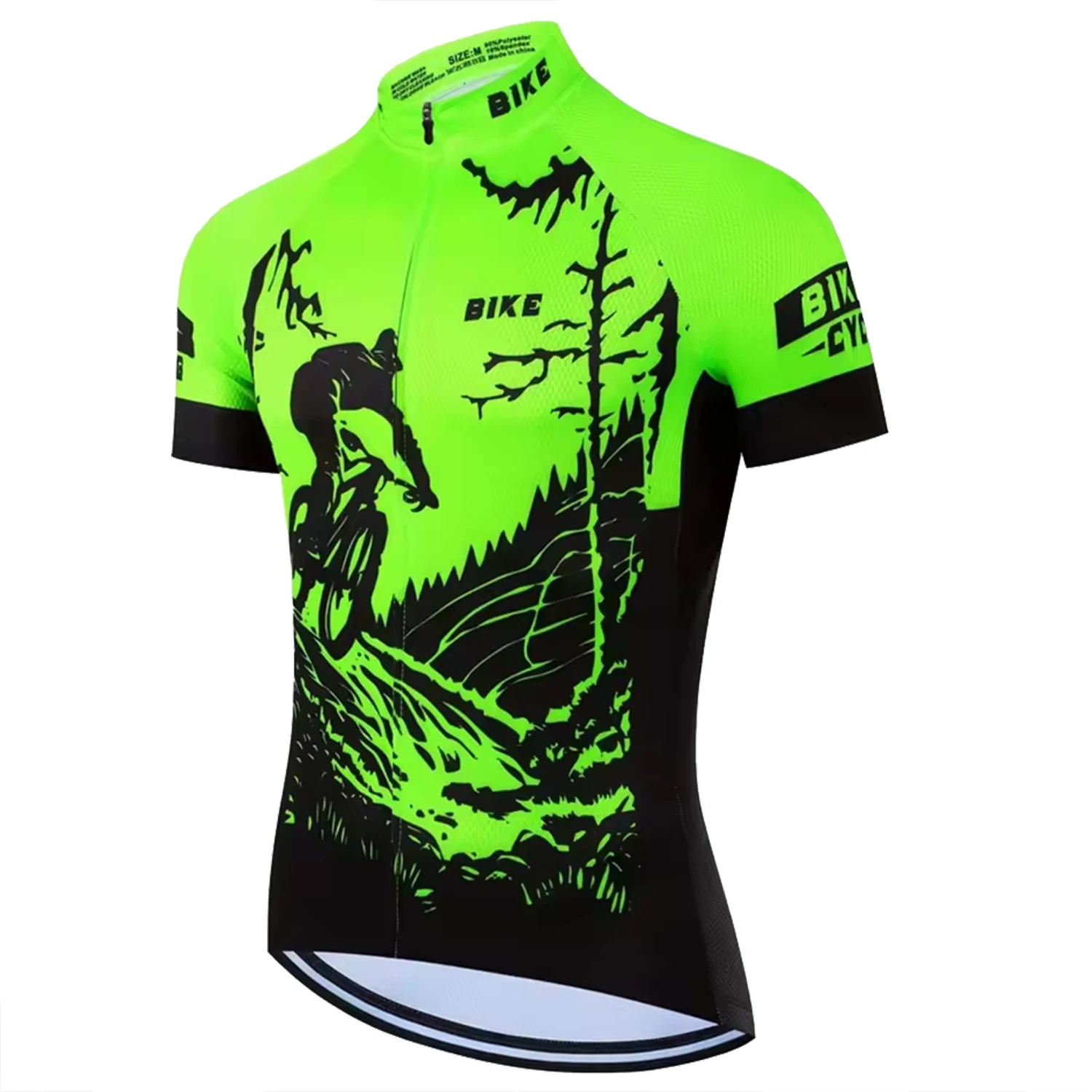 Herren Kurzarm-Fahrradtrikot Sommer-Radsport MTB Bike T-Shirt – Immagine 6