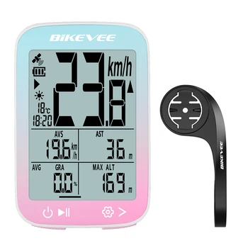 Fahrradcomputer, kabellos, GPS, Fahrrad-Kilometerzähler, MPH KM/H, Fahrrad-Tachometer, Radfahren