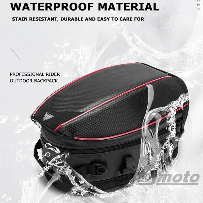 Motorrad-Rücksitztasche, wasserdicht, große Kapazität – Bild 4