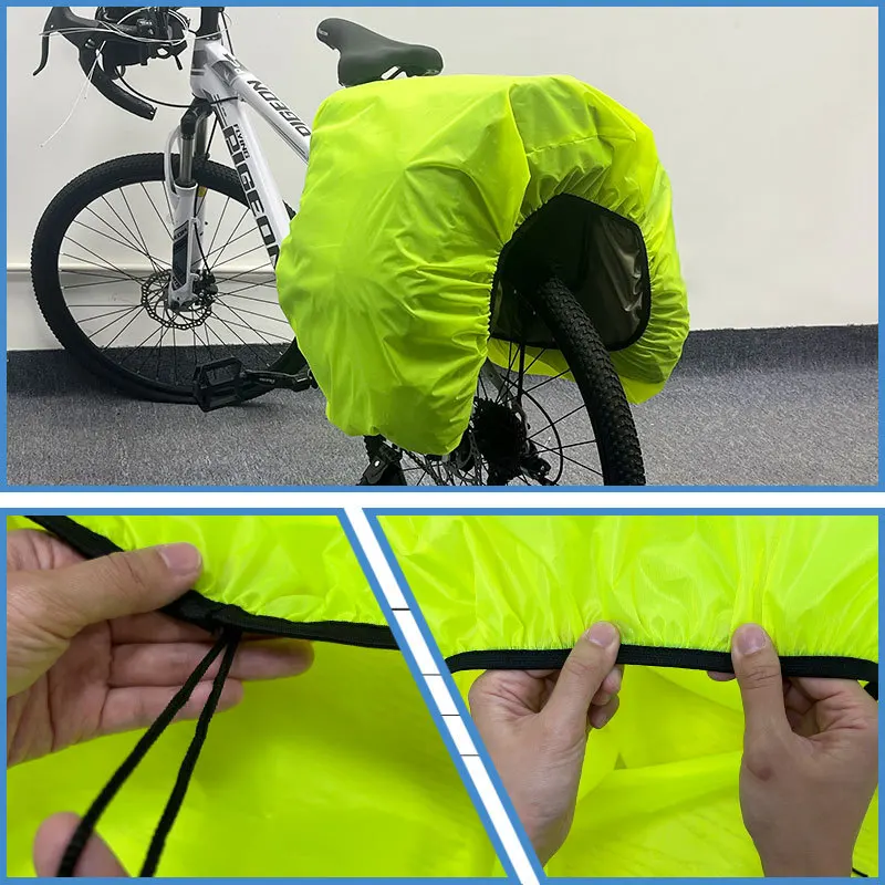 Fahrradpaket Regenschutz Mountainbike Rennrad Heckregal Tasche – Image 5