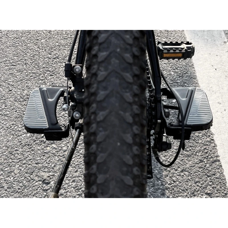1 Paar hinterer Fahrradständer, faltbare hintere Fahrrad-Fußstützen – Image 6
