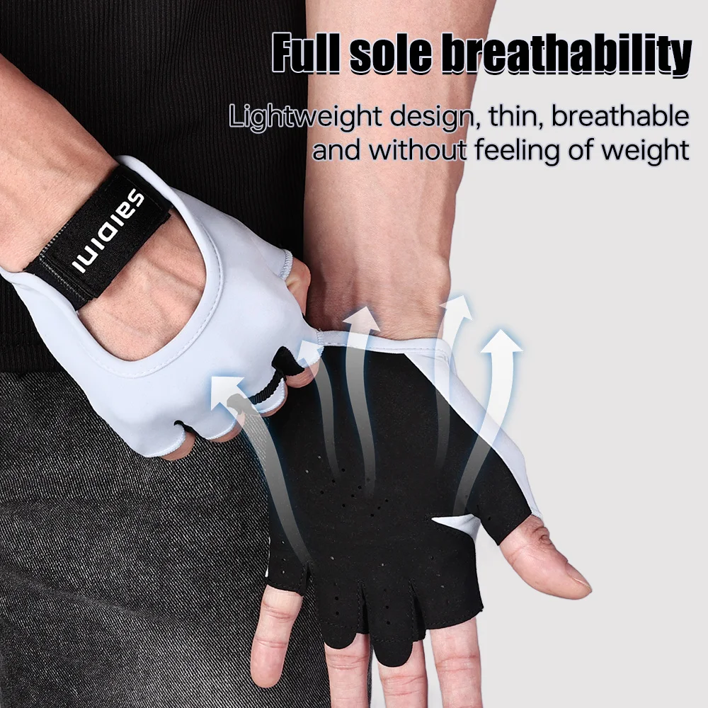 Halbfinger-Fahrradhandschuhe für Herren und Damen – Immagine 5