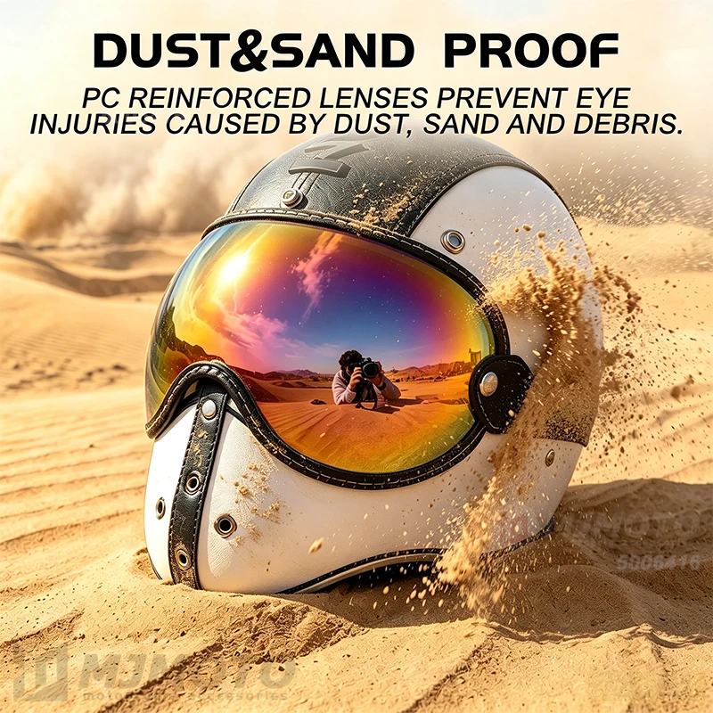 Universal Bubble Visier für Motorradhelm Schutzscheibe – Image 4