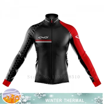 Herren Fahrradjacken Herrenmäntel Winter Thermo-Fleece Windbreaker 0-15 ° MTB-Fahrradbekleidung Fahrradjacke