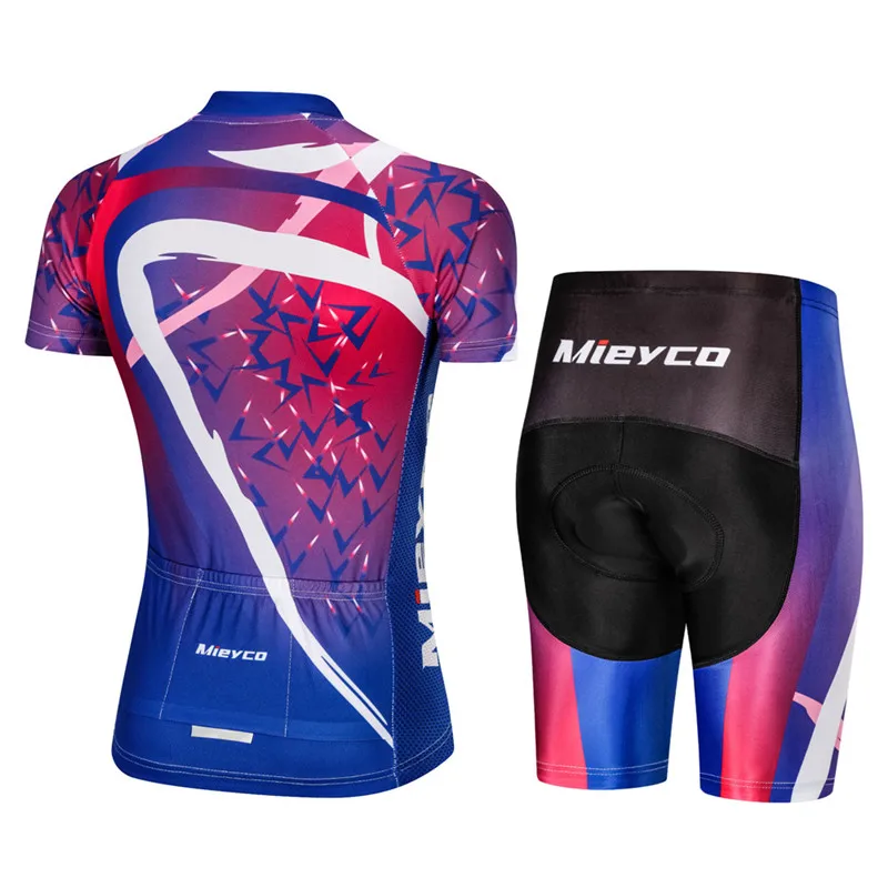 Frauen Kurzarm Radfahren Jersey Sets Sommer Radfahren Kleidung – Image 3