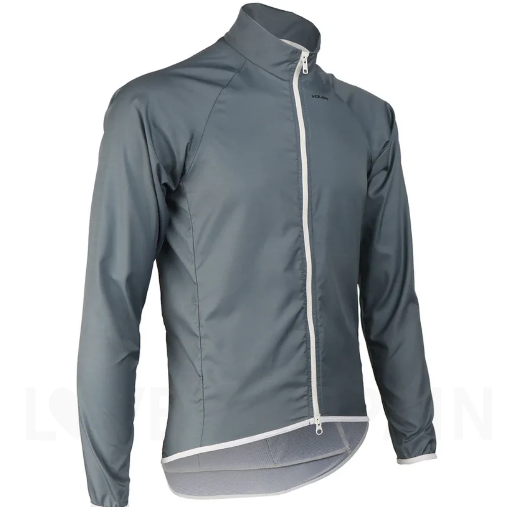 Männer Radfahren Wind- und wasserdichte Kleidung Leichte Laufwindjacke – Immagine 3