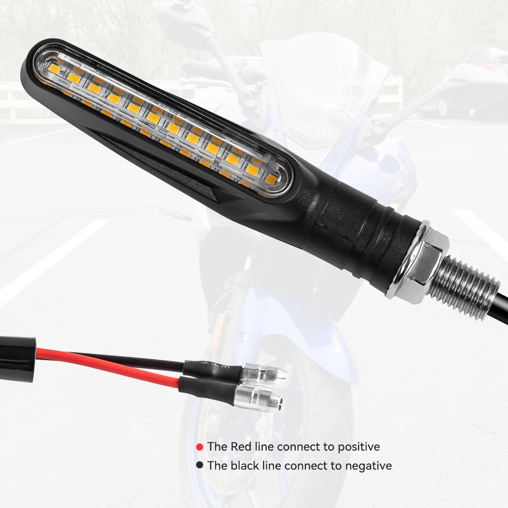 Motorrad Blinker Lichter Universal LED Motorrad Blinker Tagfahrlicht – Bild 4