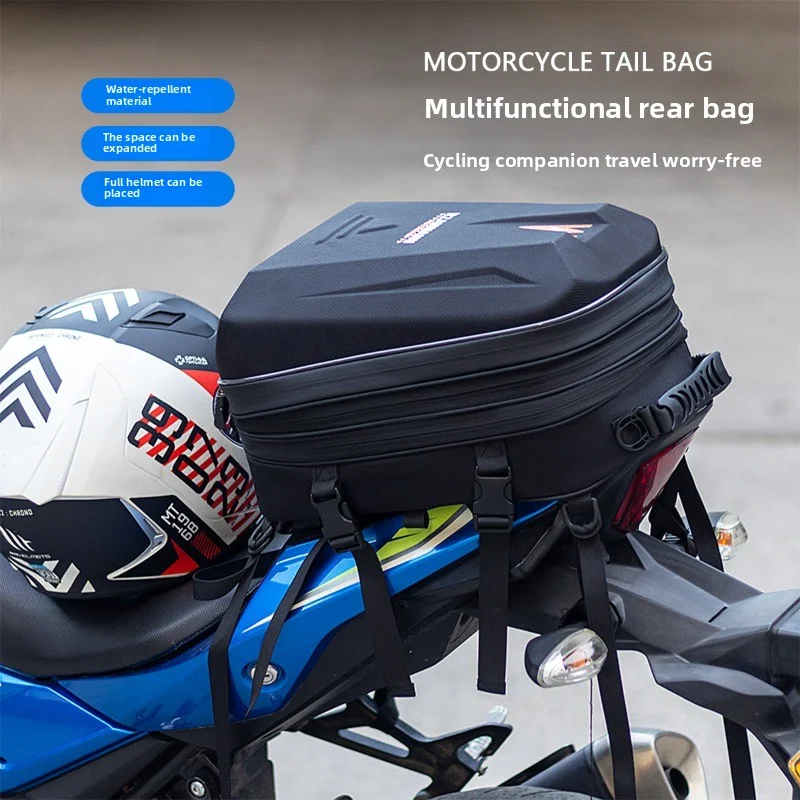 Motorrad Helm Tasche Hecktasche Multifunktionale Hinten Motorrad Sitz Tasche Wasserdichte Motorrad Tasche