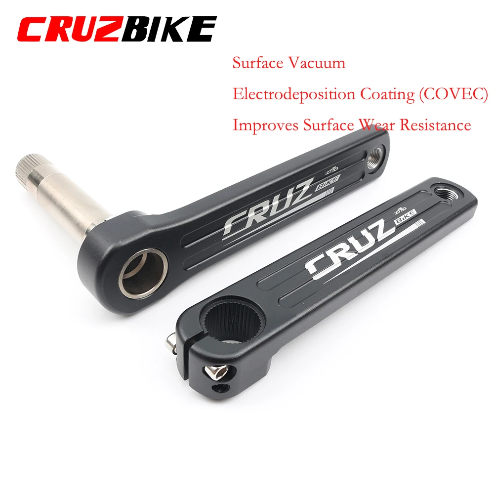 CRUZbike Rennrad Kurbelgarnitur 155/160/165/170/172,5/175 mm Kurbel – Immagine 3