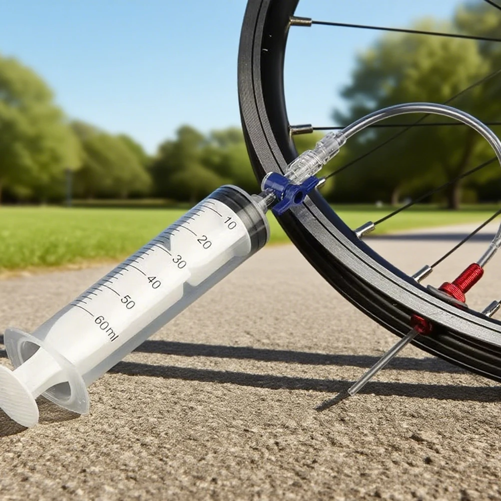 Fahrrad-Injektor-Set für schlauchlose Reifen, einfach zu verwendendes – Image 3