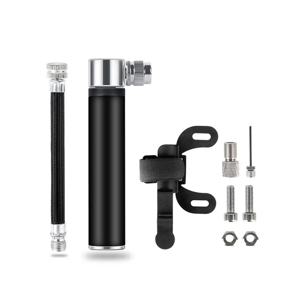 ThinkRider Mini-Fahrradpumpe, Handluftpumpe für Fahrradreifen, Bicicleta, für Schrader-Ventile, MTB