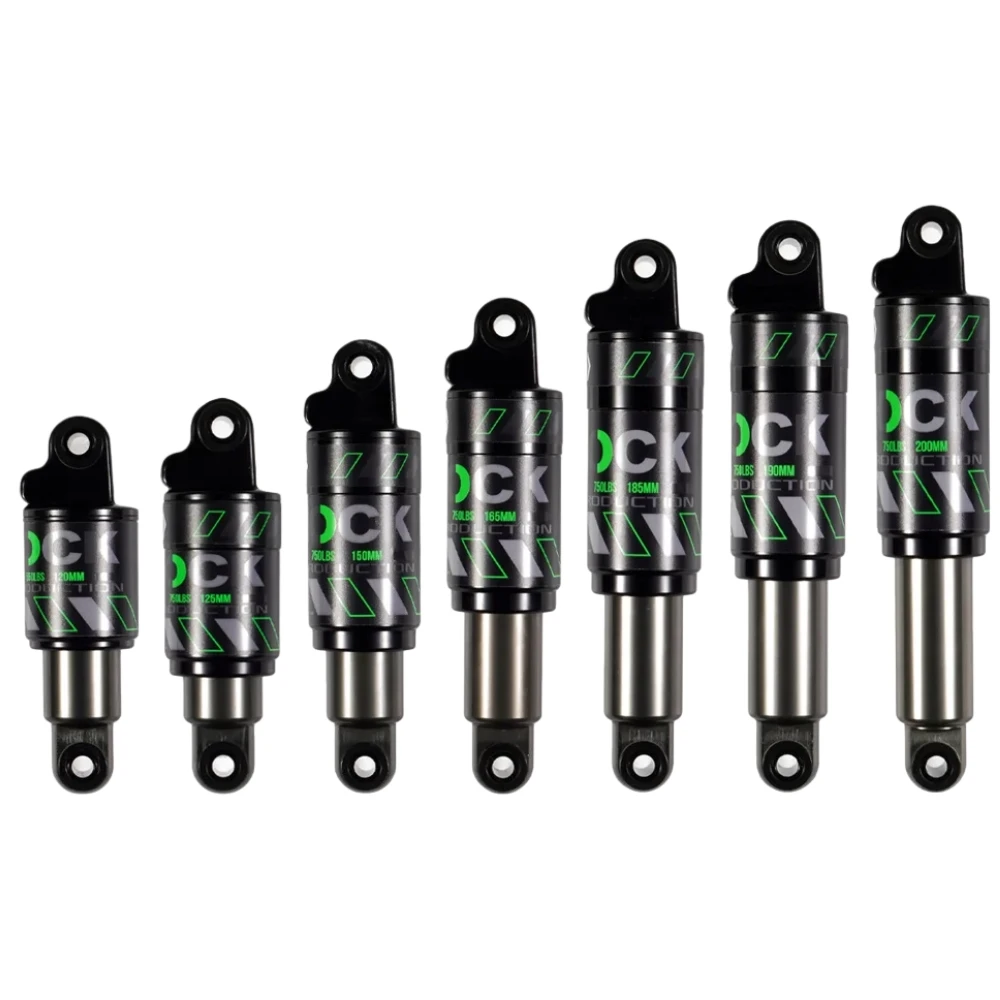 MTB-Stoßdämpfer hinten, hydraulische Federung, 120 mm-200 mm Hubweg, für 26/27,5/29 Zoll Mountainbike Downhill