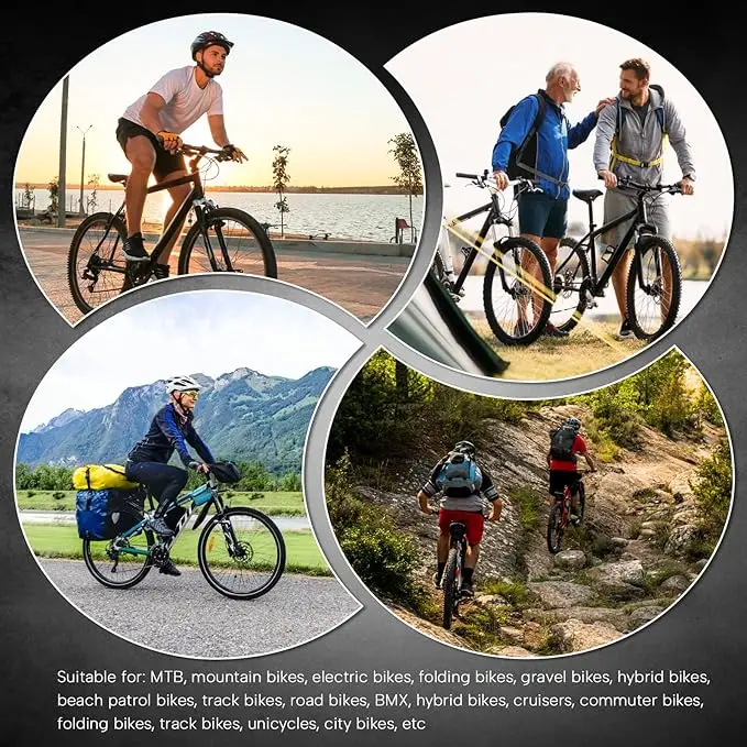 BUCKLOS Mountainbike-Pedale MTB Rutschfeste Plattformpedale – Immagine 6