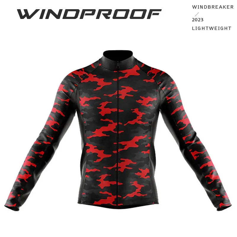 wind dichte Fahrrad jacke Mountainbike Langarm Fahrrad jacke – Immagine 5