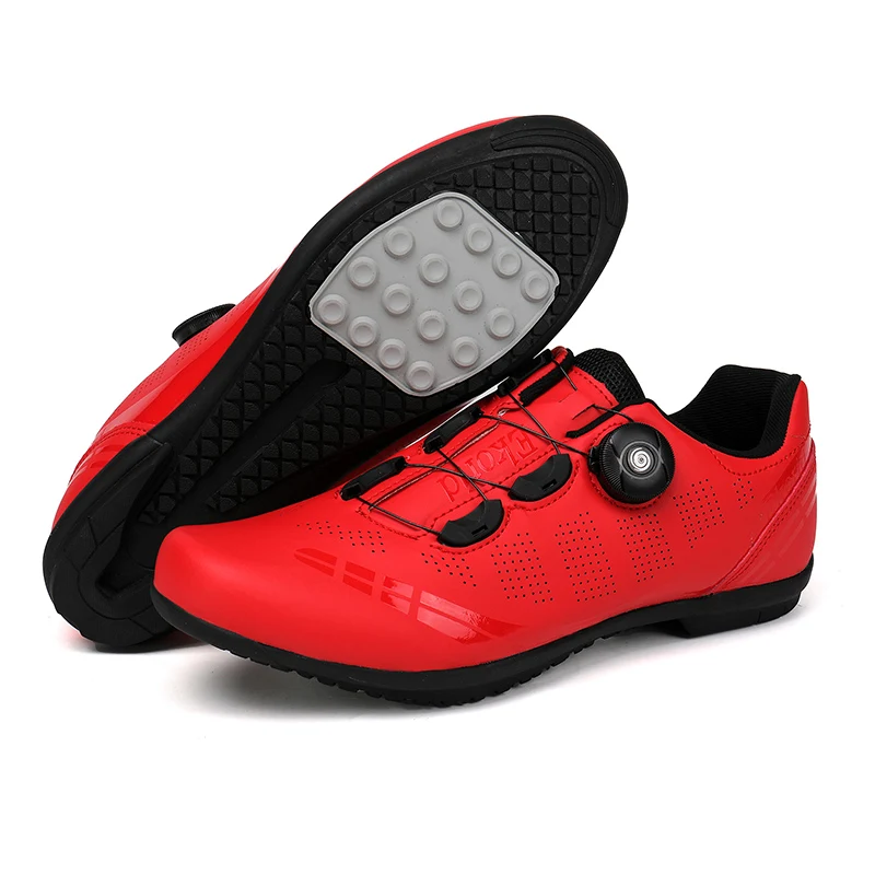 Unisex MTB Mountain Road Bike Lock Schuhe Atmungsaktive rutschfeste verschleißfeste Pedal Fahrrad Outdoor