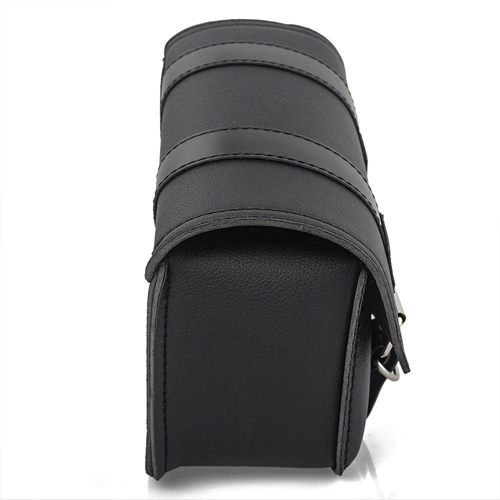 Motorrad Seite Sattel Taschen PU Leder Schaukel Arm Werkzeug Tasche – Bild 5