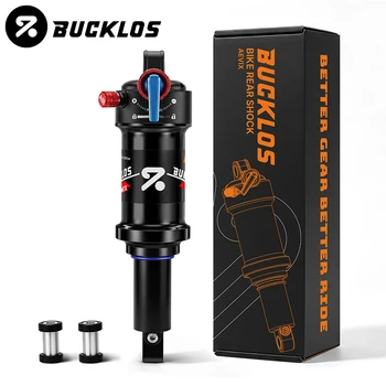 BUCKLOS Fahrrad-Luftfederung hinten 165/190/210mm Mountainbike-Luftfederung MTB-Stoßdämpfer 165L*35mm