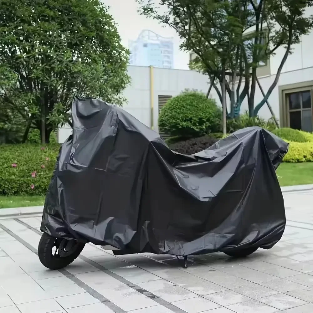 Wasserdichte Ganzjahres-Motorradabdeckung, staubdicht, UV-Schutz, für den Außen- und Innenbereich