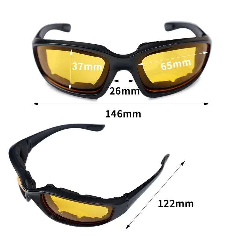Winddichte Motorradbrille mit UV-Schutz, Motorradbrille für Damen – Image 6