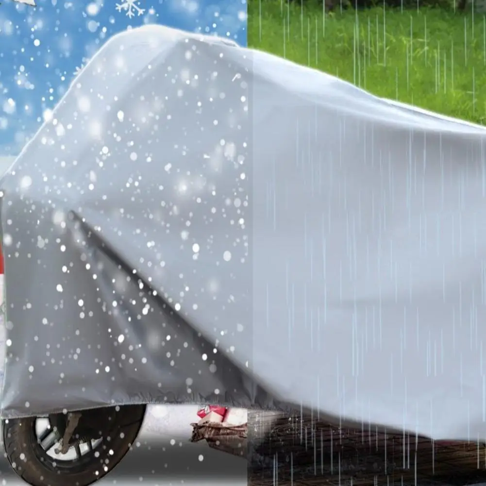 Motorradabdeckung Wasserdicht Regenfest Sonnenschutz PEVA Schutzhülle – Immagine 6
