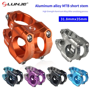 Lenker Vorbau Aluminium Legierung MTB Rennrad Vorbau Ultraleicht Hohe festigkeit Kurze 31,8 MM Fahrrad CNC