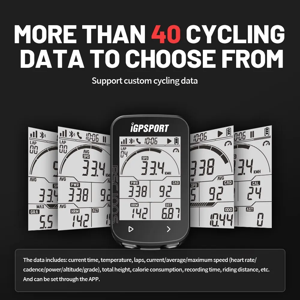 GPS-Fahrradcomputer IGPSPORT BSC100S Zyklus Drahtloser Tachometer – Image 4