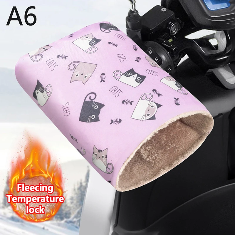 1 Paar Motorrad-Winterhandschuhe, Lenker-Handschuhmanschetten, Schutz für Motorrad und Roller, dicke, warme
