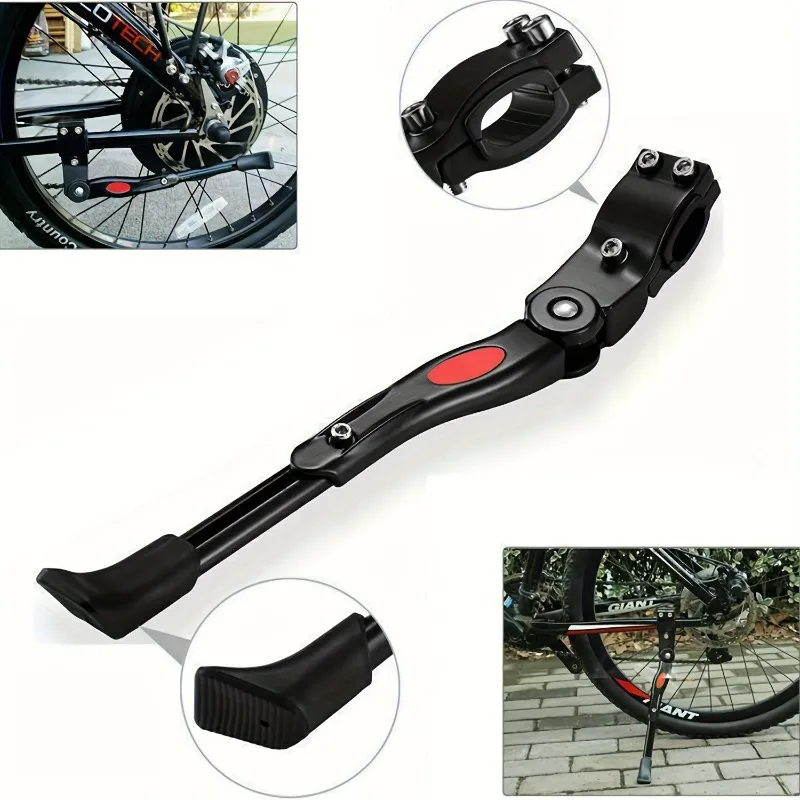 Fahrrad-Seitenständer Verstellbarer Aluminium-Fahrradständer – Image 3