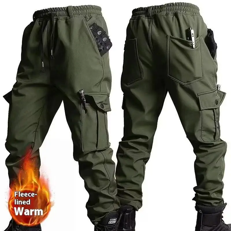 Herren-Motorradjacke mit Herbst- und Winter-Samt-Trainingsset – Image 5