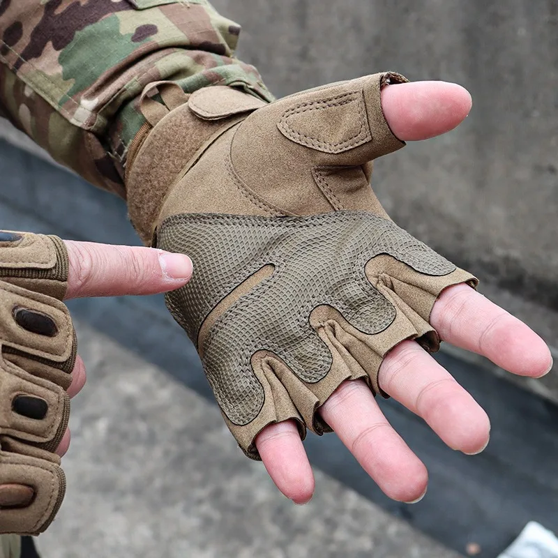 Half Finger Radfahren Handschuhe für mann Outdoor Männer Handschuhe – Bild 5