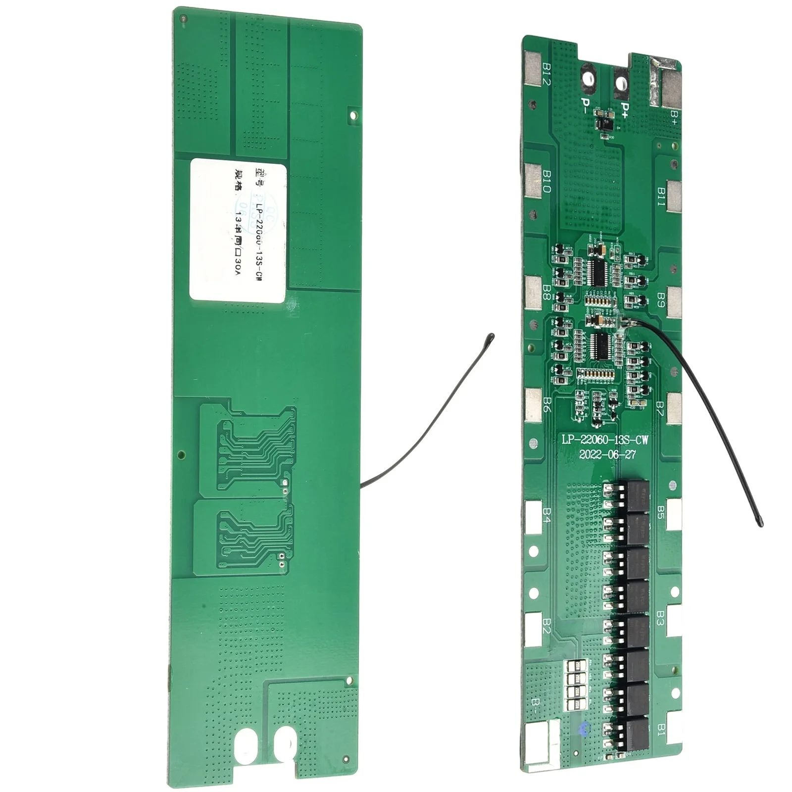 13S 6P 48V PCB Board Für 48V E-bike Batterie Ersatz E-bike Batterie Box Halter PCB Board mit Balance