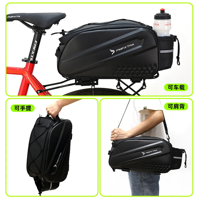 Fahrrad-Gepäckträgertasche hinten, 14 l, großes Fassungsvermögen – Immagine 3