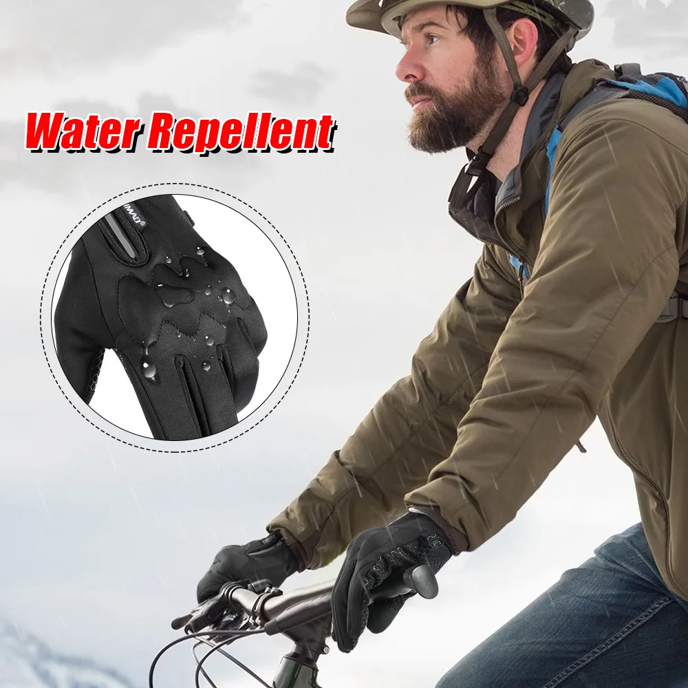 Winter-Motorradhandschuhe, thermischer Touchscreen, winddicht – Bild 3