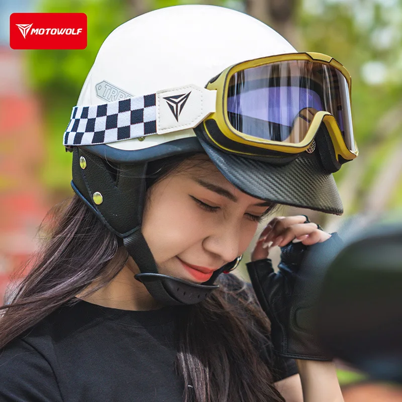 Motowolf Photochrome Motorradbrille, UV-Schutz, winddicht, staubdicht – Image 6