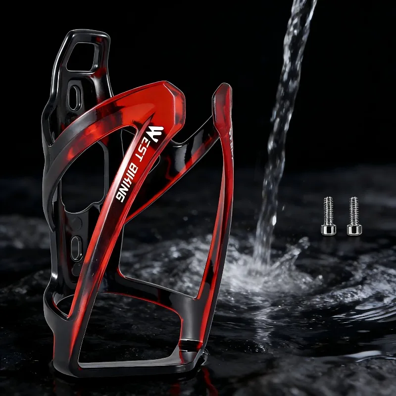 Mountainbike Wasserflaschenhalter Zweifarbiges PC-Material Fahrrad-Getränkehalter Outdoor-Sportausrüstung