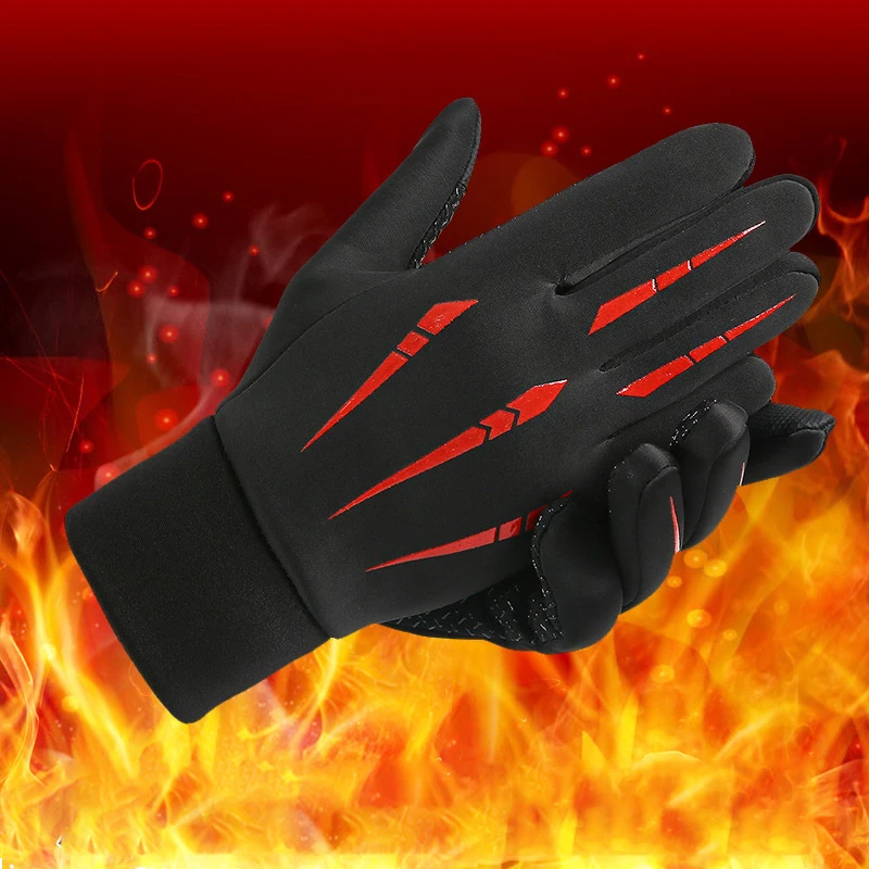 Winter-Fahrradhandschuhe für Herren, Motorrad, Wandern – Bild 5