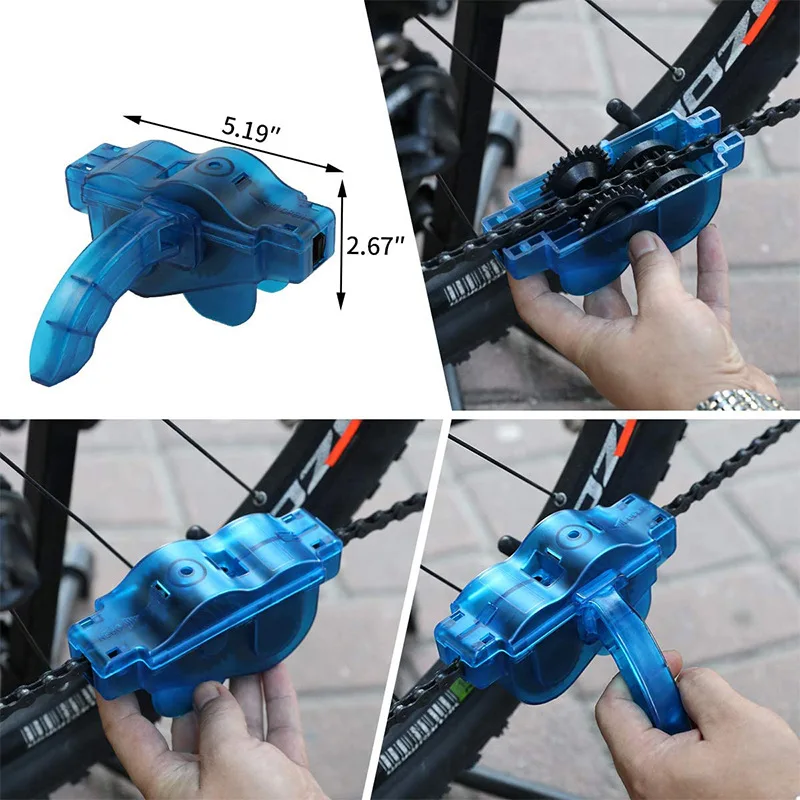 Tragbare Fahrrad Kette Reiniger Fahrrad Bürsten Wäscher Waschen – Image 5