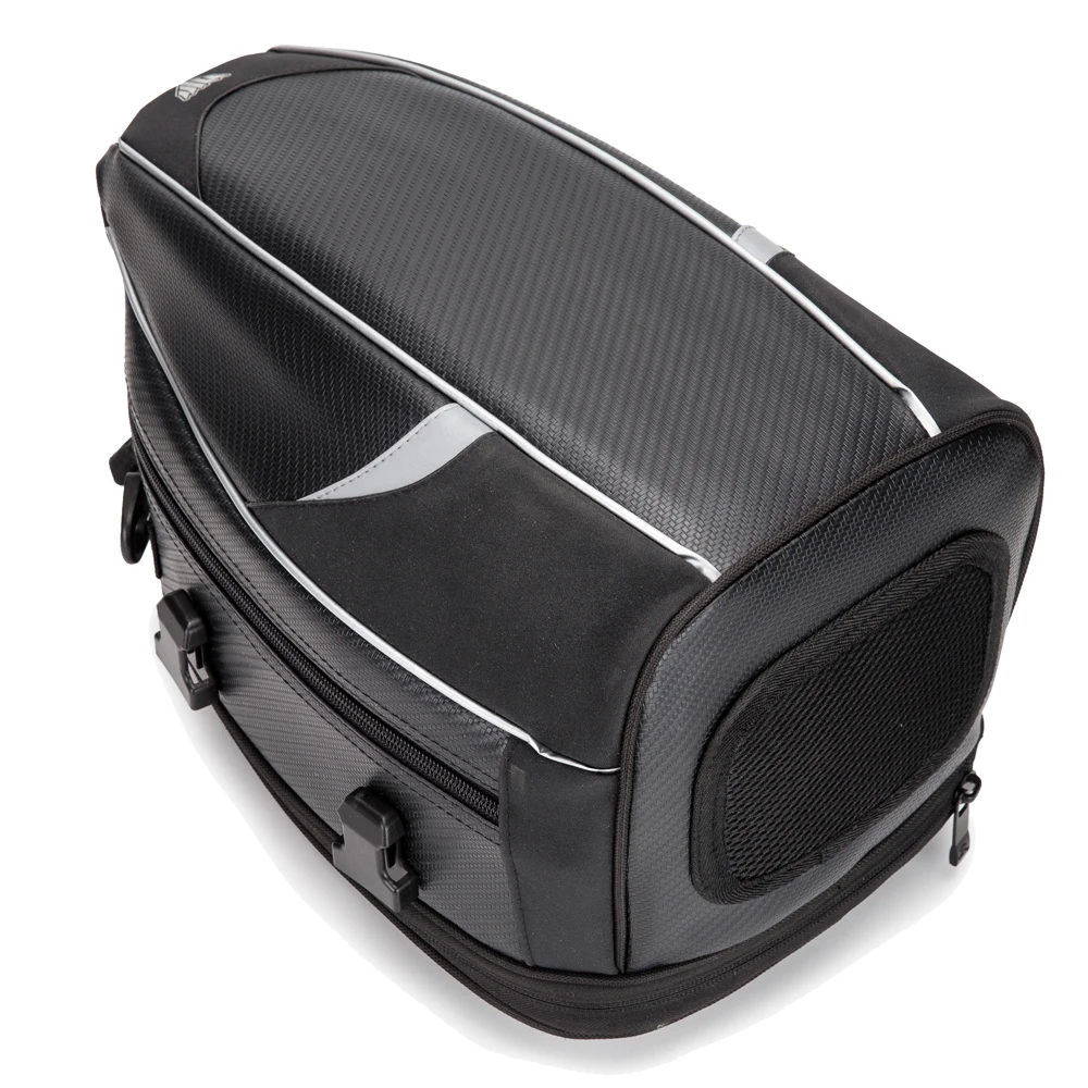 Motorrad-Hecktasche, schwarz, Motorrad, wasserdicht, für Reisen, Fahrer, Gepäck, Rücksitztasche, große
