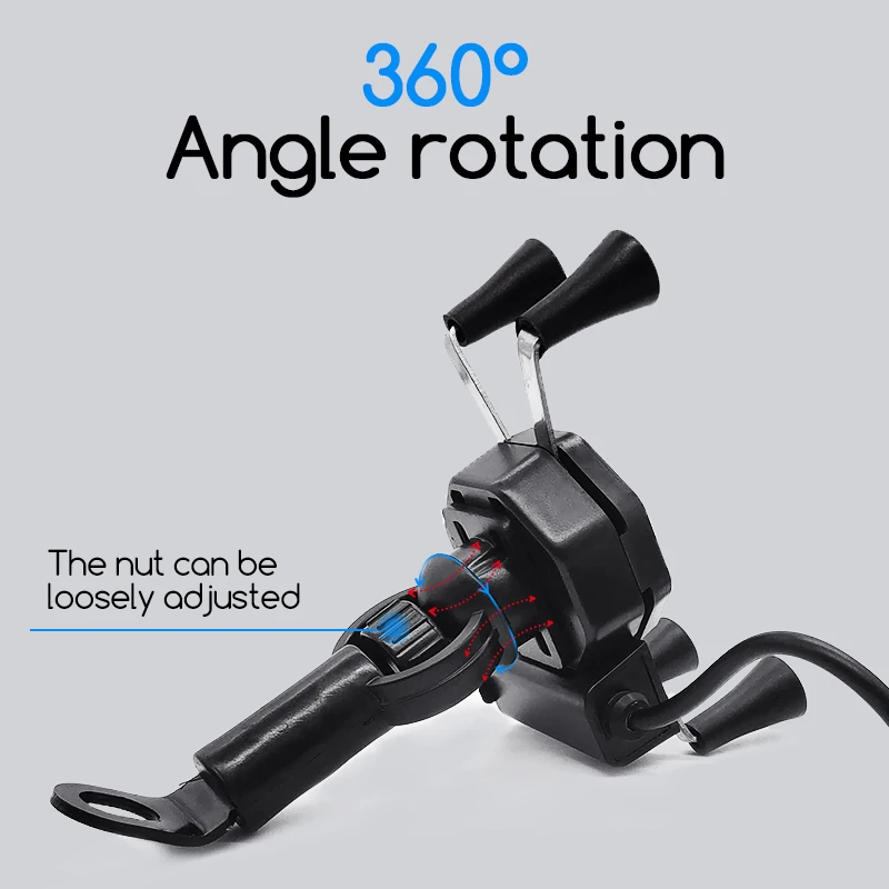 Fahrradlenkerhalterung Wasserdicht 360° ° Grad drehbarer X-Grip – Image 4