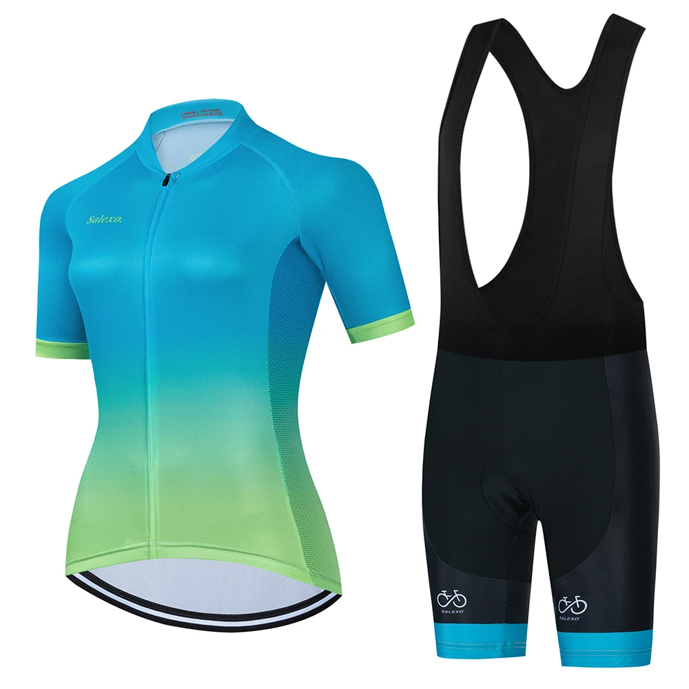 Frauen Sommer Neue Kurzarm Radfahren Jersey Racing Fahrrad Kleidung Anzug Atmungsaktiv Mountainbike Kleidung