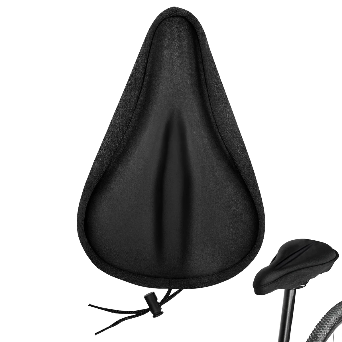 Fahrrad Sattel 3D Fahrrad Sitz Sattel Abdeckung Gepolsterte Gel Weiche Pad Mountainbike Radfahren Pad