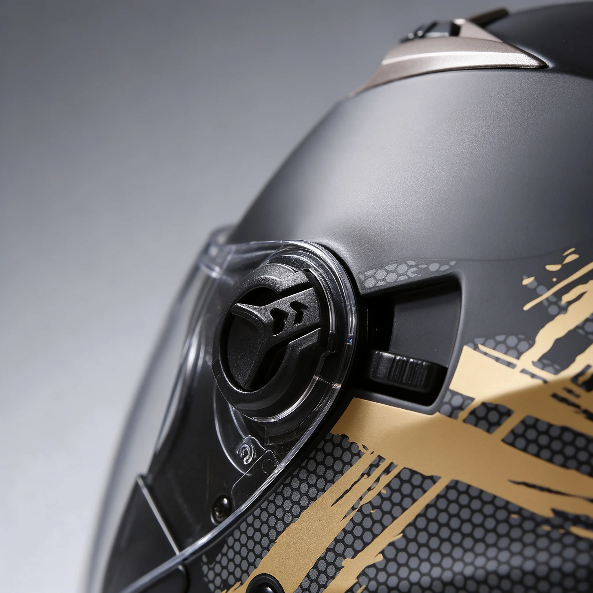 Motorradhelm mit Doppelvisier, 3/4-Offen-Jet-Helm, klares Visier – Image 3