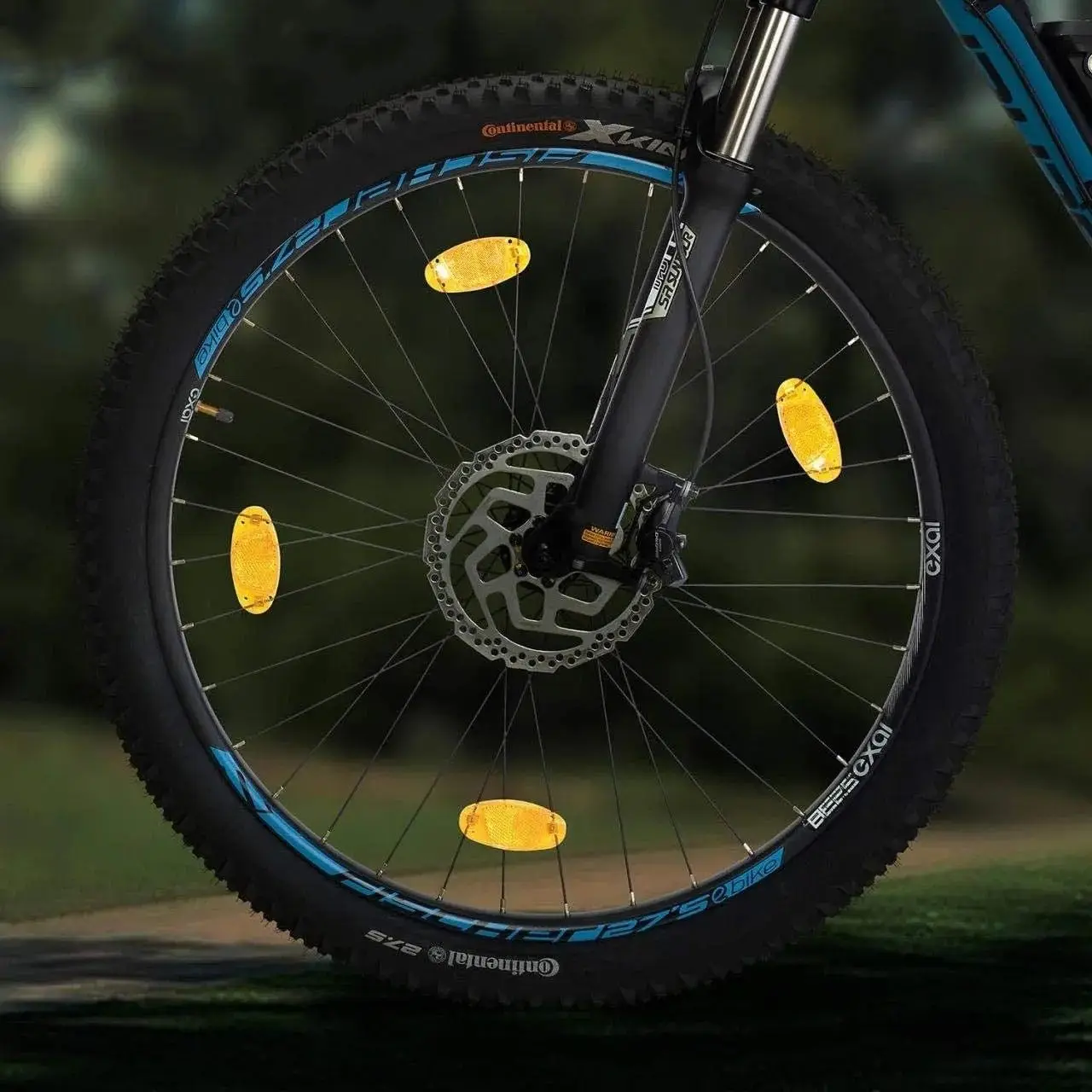 1 Paar Rennrad-Sicherheitsreflektoren, Speichen-Reflektoren – Image 6