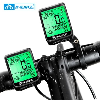 Inbike Fahrrad Computer Tacho drahtlos verdrahtet wasserdicht Rennrad MTB Fahrrad Kilometer zähler Uhr führte
