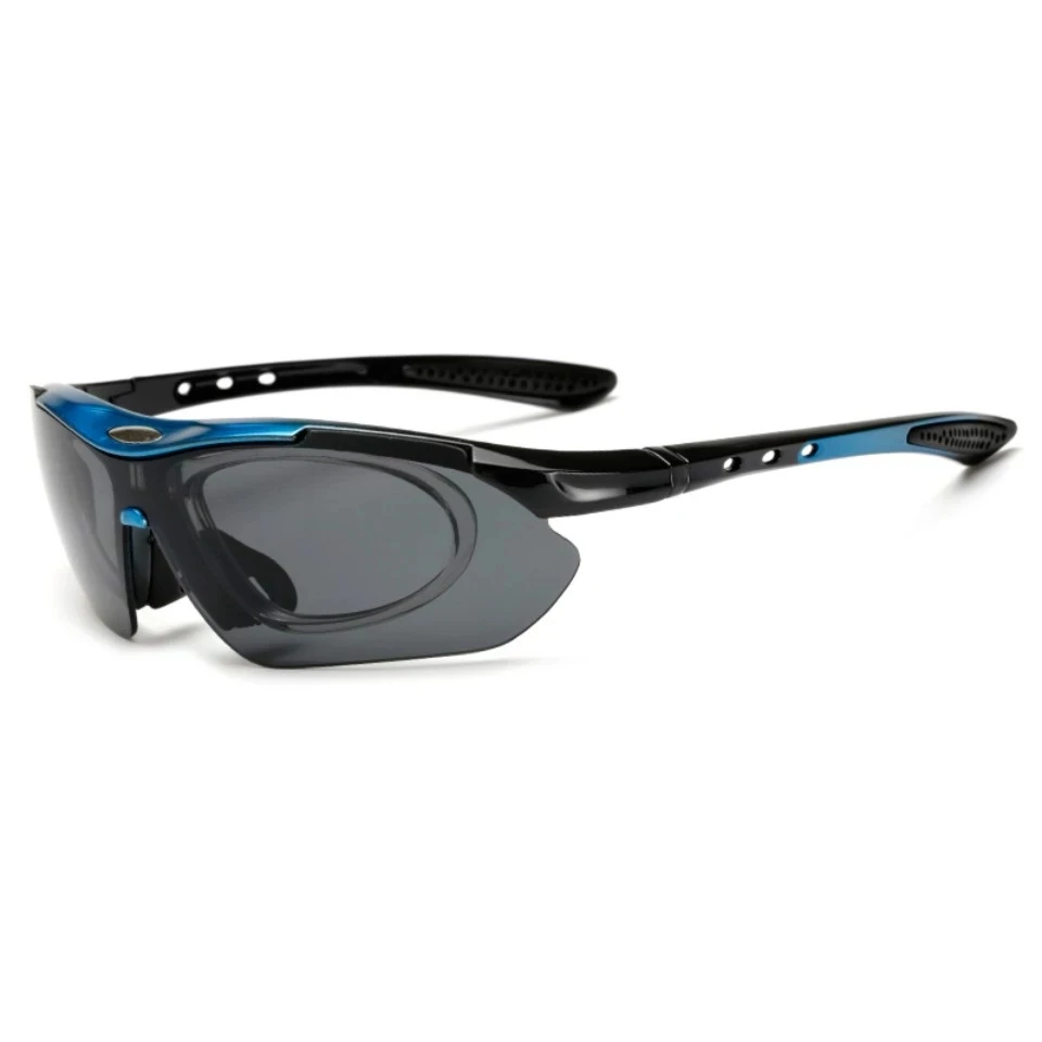 Radfahren Sonnenbrille Sport Männer Gläser Straße Fahrrad Brille – Immagine 3