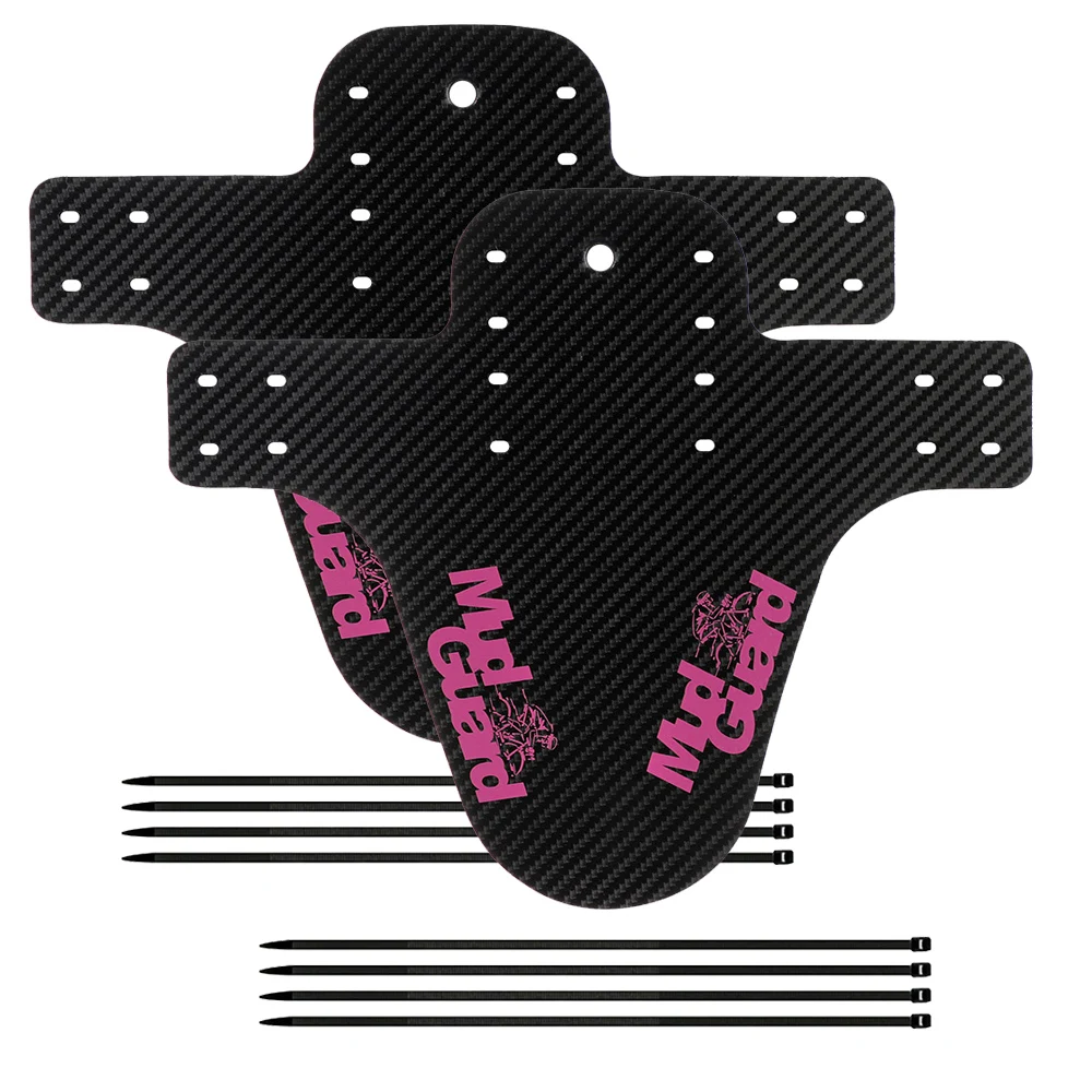 Set Fahrrad Kotflügel Berg Carbon Muster Fahrrad Kotflügel Für Vorne Hinten Rad Kotflügel (2 Stück)