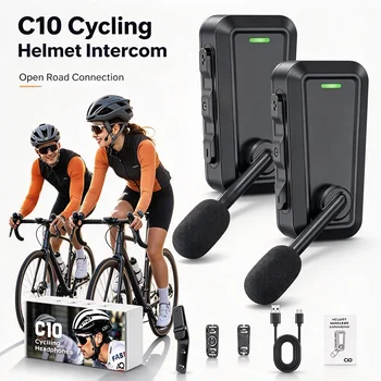Motorrad-Bluetooth-Helm-Headset C10 520m Walkie-Talkie-Intercom Freisprecheinrichtung Wasserdicht