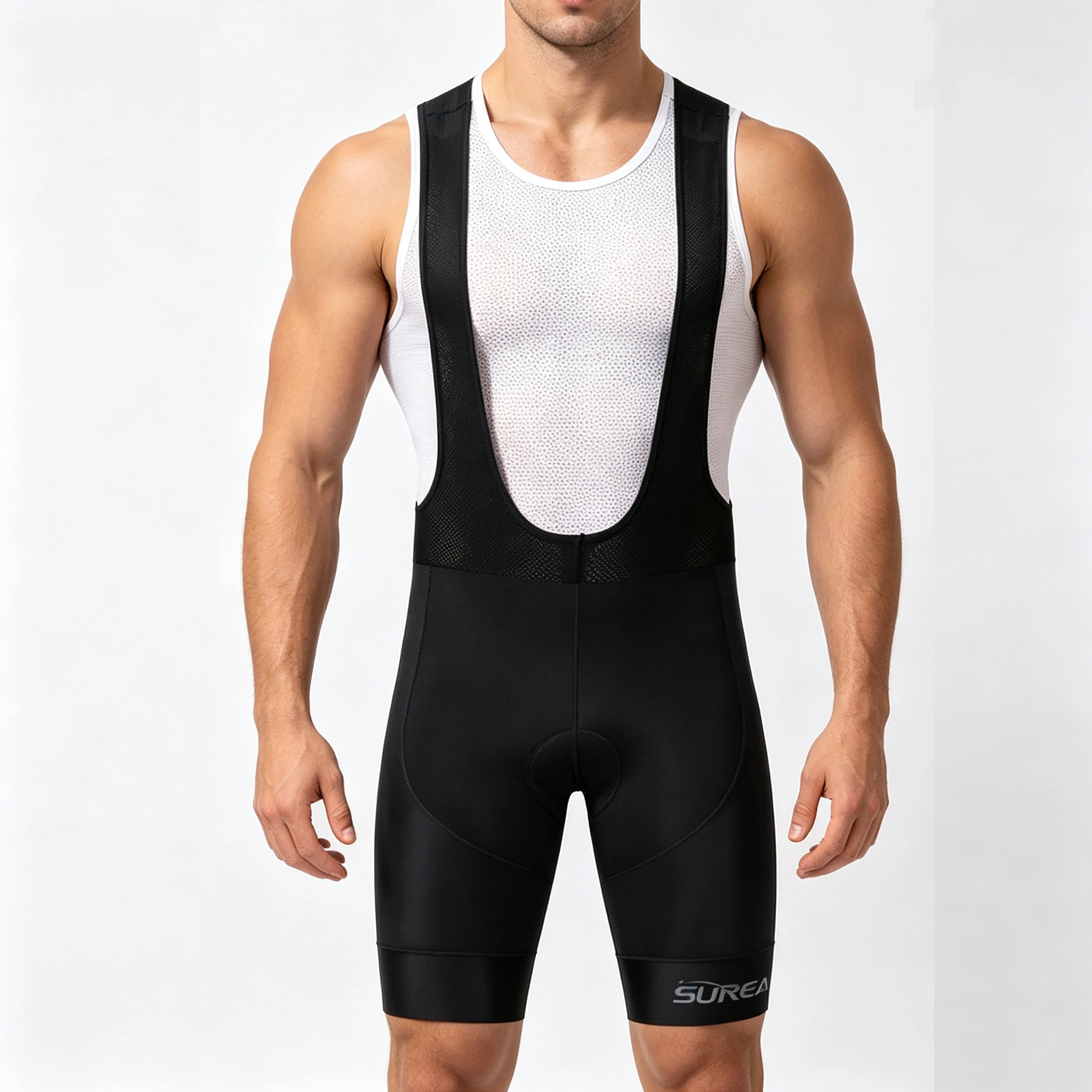 Herren-Radtrikot-Shorts für Outdoor-Aktivitäten, Gepolsterte Pro-Team-Radhose, Atmungsaktive MTB-Radlerhose