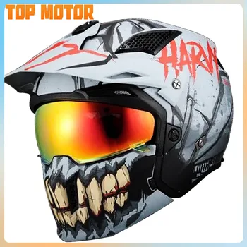 MT STREETFIGHT Motorradhelme Full Face Half Face DOT ECE-geprüft Off Road Racing Casco Capacete Moto Motocross