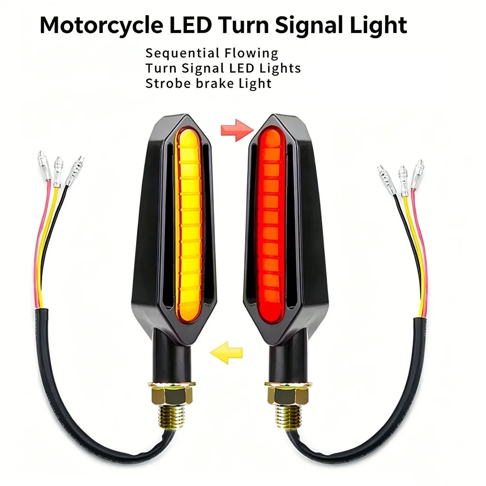 18/24 LED Blinker Motorrad Richtungsanzeiger Blinkende – Bild 5